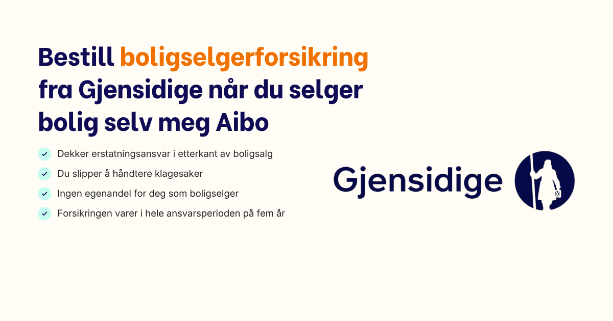 Boligselgerforsikring fra Gjensidige